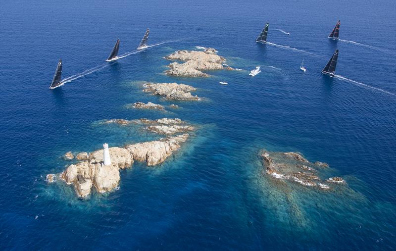 The Maxi 72 Class on day 5 of the Maxi Yacht Rolex Cup photo copyright Carlo Borlenghi / Rolex taken at Yacht Club Costa Smeralda and featuring the Maxi 72 Class class