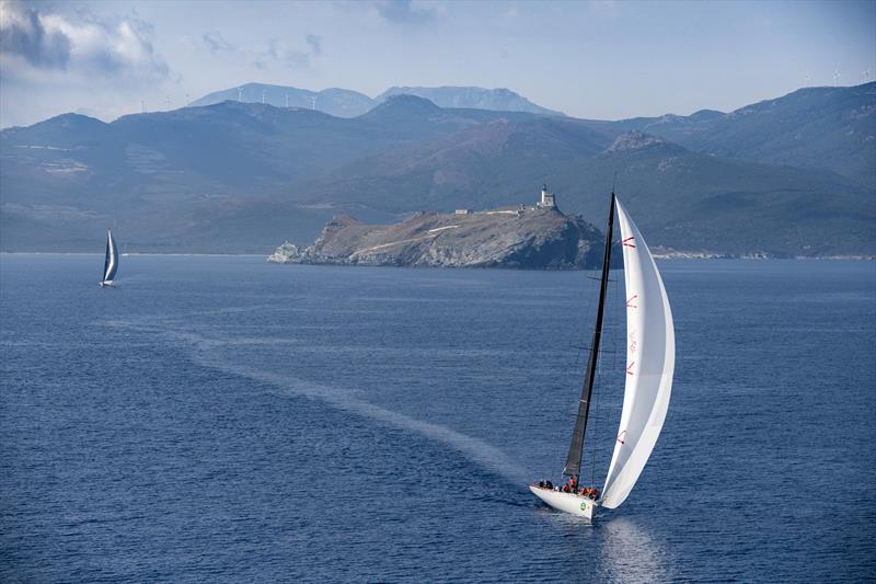 Line honours for Momo in the 2017 Giraglia Rolex Cup Race photo copyright Rolex / Kurt Arrig taken at Yacht Club Italiano and featuring the Maxi 72 Class class