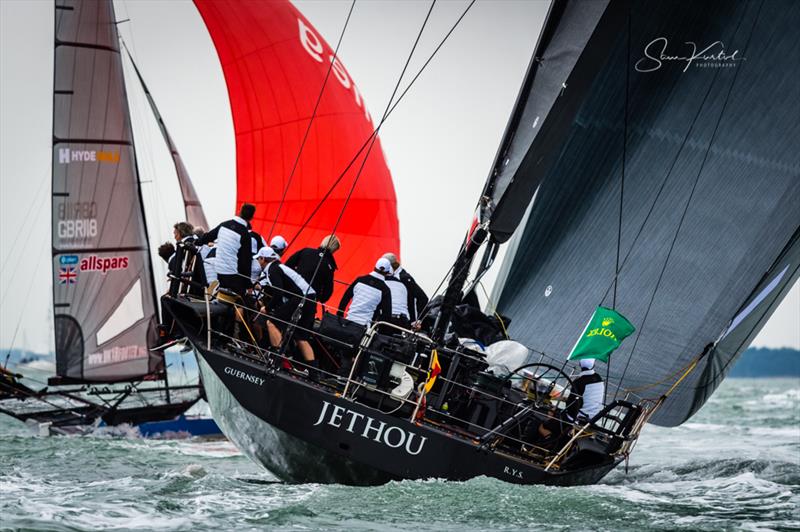 2019 Rolex Fastnet Race start - photo © Sam Kurtul / www.worldofthelens.co.uk