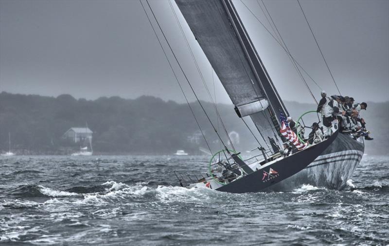 The Maxi 72 Bella Mente during sea trials after launching. - photo © James Lyne