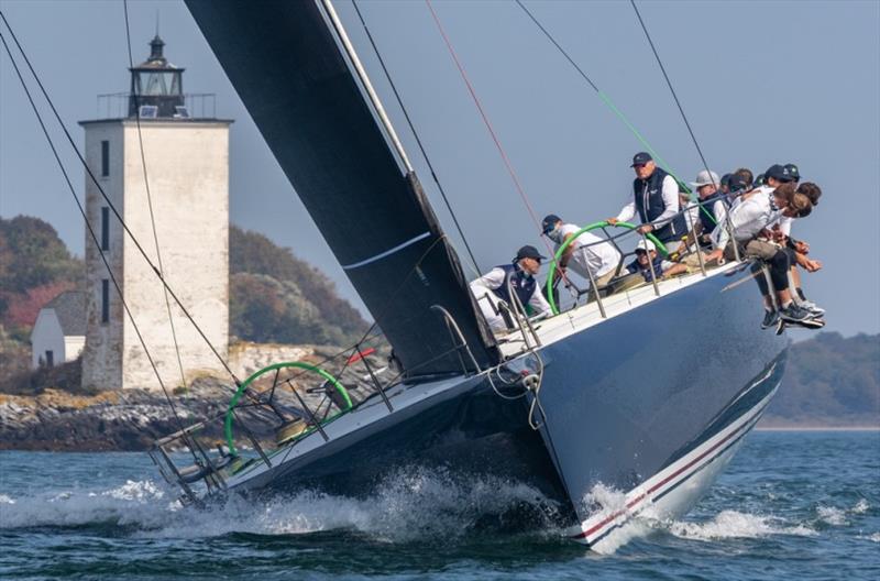 The 22-man crew of Bella Mente reunited in Newport, R.I. for the New York Yacht Club's Race Week at Newport presented by Rolex and the Queen's Cup that followed it. - photo © Rolex / Daniel Forster