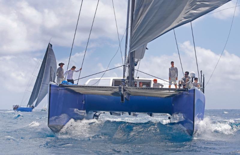 34th St. Maarten Heineken Regatta day 1 photo copyright Bob Grieser / www.outsideimages.com taken at Sint Maarten Yacht Club and featuring the Maxi Cat class