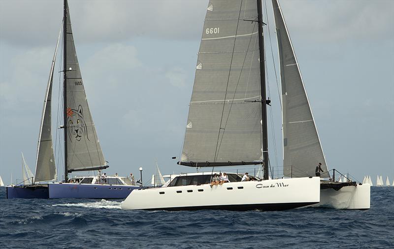 Gunboats on day 2 of the 34th St. Maarten Heineken Regatta - photo © Richard Langdon / Ocean Images