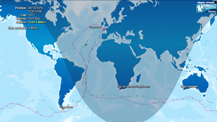 Maxi Banque Populaire V set a new Jules Verne Trophy record of 45 days 13 hours 42 minutes 53 seconds* (subject to WSSRC approval) photo copyright Maxi Banque Populaire V taken at  and featuring the Maxi Cat class