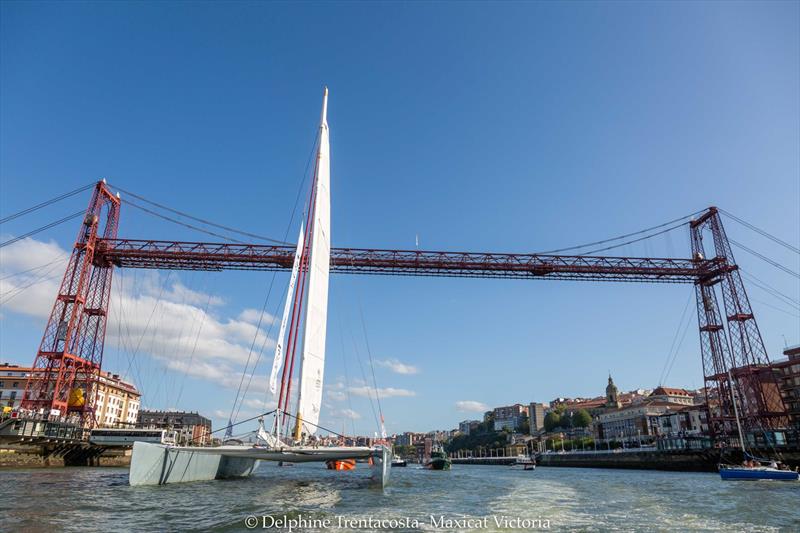 Vuelta a España Sailing Record photo copyright Delphine Trentacosta taken at  and featuring the Maxi Cat class