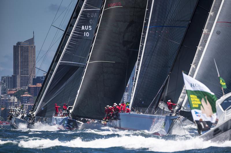 Wild Oats XI claimed first bragging rights in the Rolex Sydney Hobart Yacht Race - photo © Carlo Borlenghi / Rolex