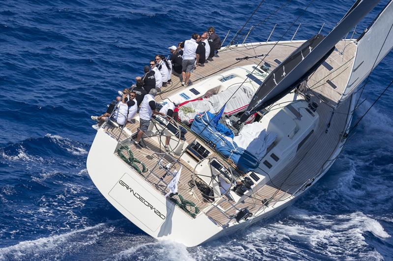Grande Orazio (Division C) on day 1 of the Loro Piana Superyacht Regatta 2014 - photo © Carlo Borlenghi / Superyacht Media