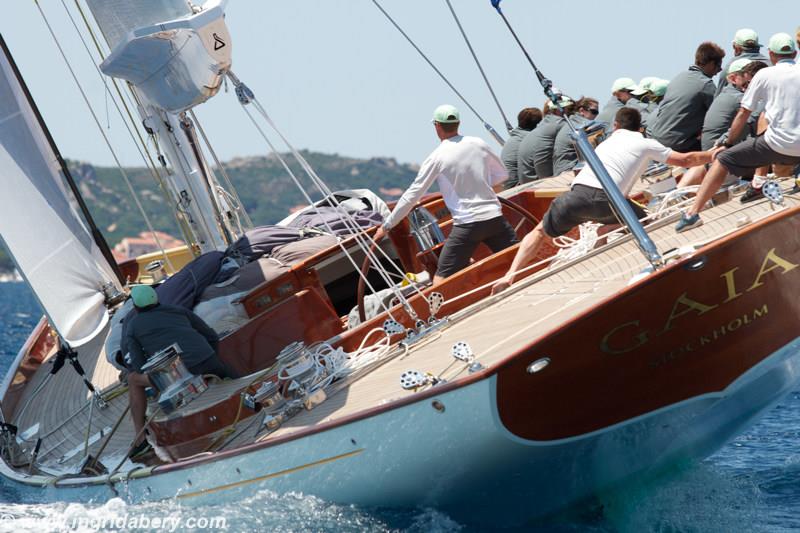 Looking beautiful on day 2 of the Loro Piana Superyacht Regatta 2014 - photo © Ingrid Abery / www.ingridabery.com
