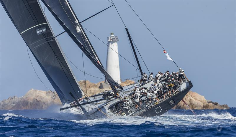 Jim Clark and Kristy Hinze Clark's 100ft Comanche at the Maxi Yacht Rolex Cup - photo © Rolex / Carlo Borlenghi