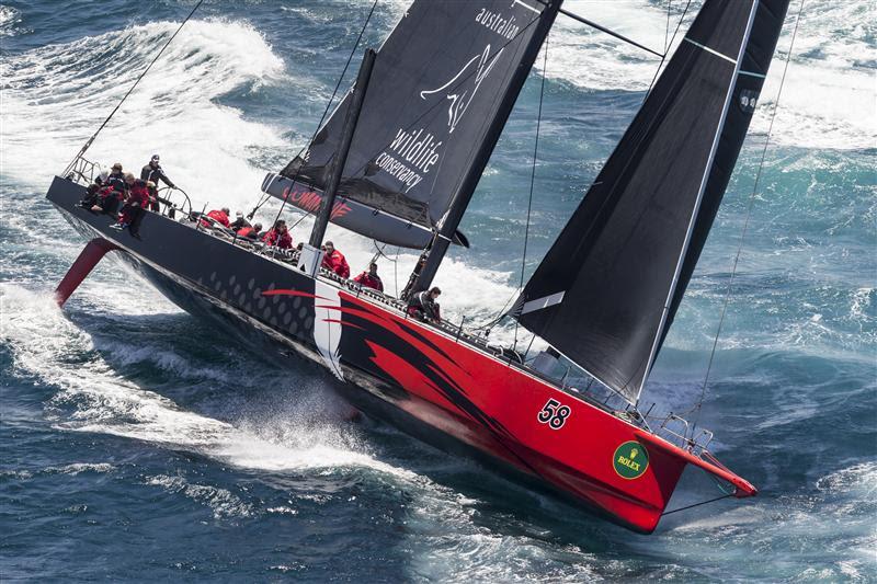 Comanche at the start of the 2014 Rolex Sydney Hobart  - photo © Rolex / Daniel Forster