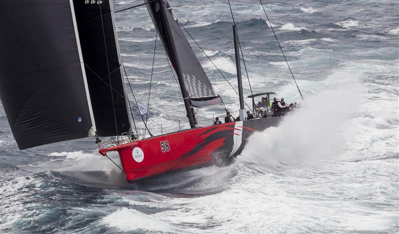 Jim Clark's Comanche (USA) starting the charge towards Hobart in the Rolex Sydney Hobart Yacht Race - photo © Rolex / Stefano Gattini