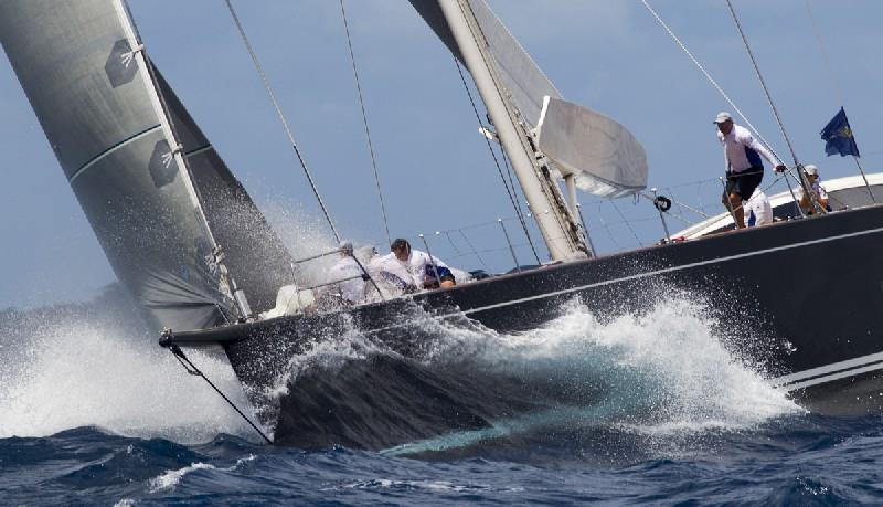 Nilaya in Class A at the Loro Piana Caribbean Superyacht Regatta & Rendezvous 2016 photo copyright YCCS / BIM / Borlenghi taken at Yacht Club Costa Smeralda and featuring the Maxi class