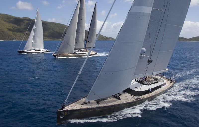 Ohana, Seahawk, Bella Ragazza in Class C at the Loro Piana Caribbean Superyacht Regatta & Rendezvous 2016 - photo © YCCS / BIM / Borlenghi