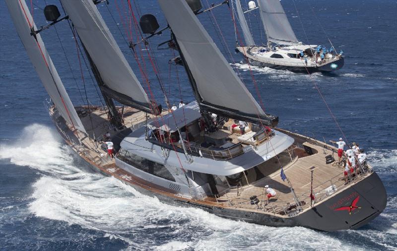 Seahawk, Class C winner at the Loro Piana Caribbean Superyacht Regatta & Rendezvous 2016 photo copyright YCCS / BIM / Borlenghi taken at Yacht Club Costa Smeralda and featuring the Maxi class