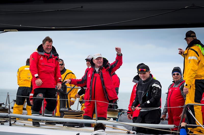 Rambler 88 declared overall handicap winner in Volvo Round Ireland Race photo copyright David Branigan / www.oceansport.ie taken at Wicklow Sailing Club and featuring the Maxi class