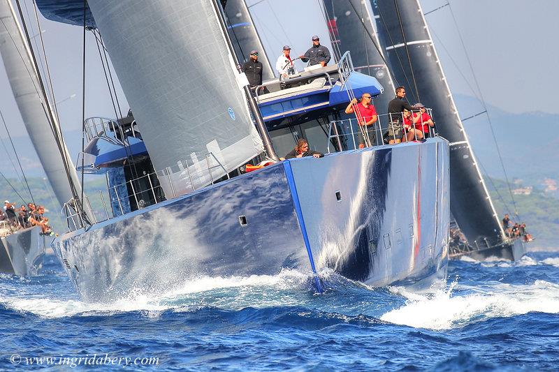 Les Voiles de St Tropez day 1 photo copyright Ingrid Abery / www.ingridabery.com taken at Société Nautique de Saint-Tropez and featuring the Maxi class