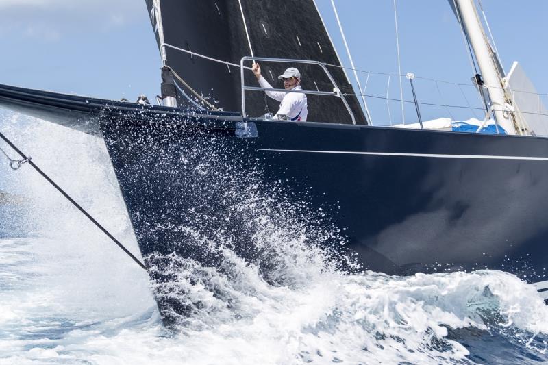 Nilaya in Class A on day 1 of the Loro Piana Caribbean Superyacht Regatta & Rendezvous 2017 photo copyright Borlenghi / YCCS / BIM taken at Yacht Club Costa Smeralda and featuring the Maxi class