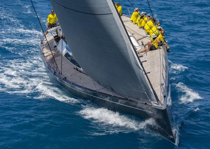 Freya in Class C on day 1 of the Loro Piana Caribbean Superyacht Regatta & Rendezvous 2017 photo copyright Borlenghi / YCCS / BIM taken at Yacht Club Costa Smeralda and featuring the Maxi class