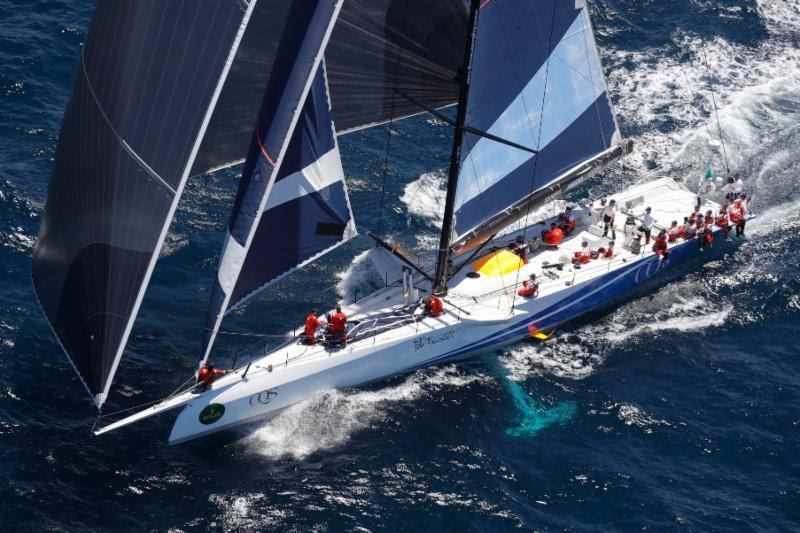 Ludde Ingvall's 100ft Australian Maxi, CQS photo copyright Rolex / Kurt Arrigo taken at Royal Ocean Racing Club and featuring the Maxi class