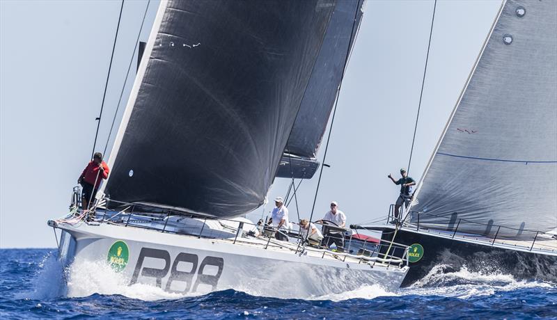 Rambler on day 2 of the Maxi Yacht Rolex Cup at Porto Cervo photo copyright Rolex / Carlo Borlenghi taken at Yacht Club Costa Smeralda and featuring the Maxi class