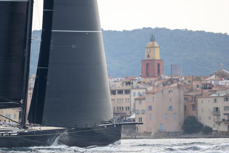 Les Voiles de Saint-Tropez day 1 photo copyright Gilles Martin-Raget taken at Société Nautique de Saint-Tropez and featuring the Maxi class