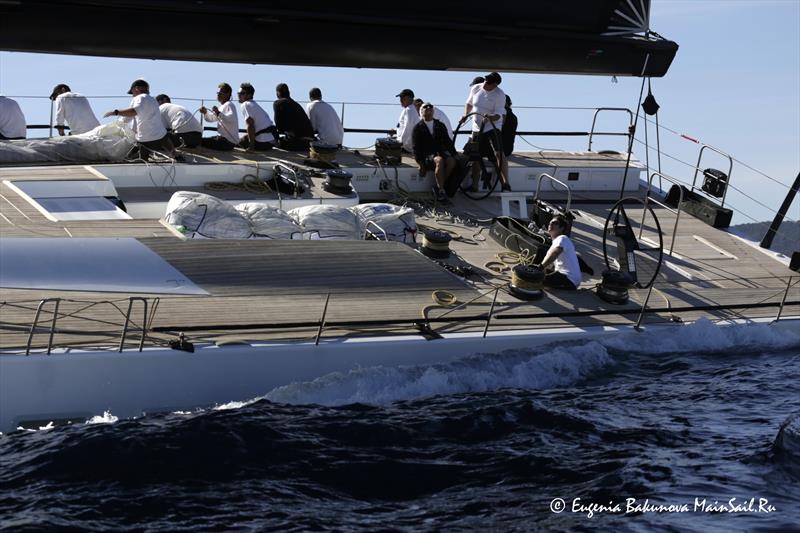 Les Voiles de Saint-Tropez day 2 photo copyright Eugenia Bakunova / www.mainsail.ru taken at Société Nautique de Saint-Tropez and featuring the Maxi class