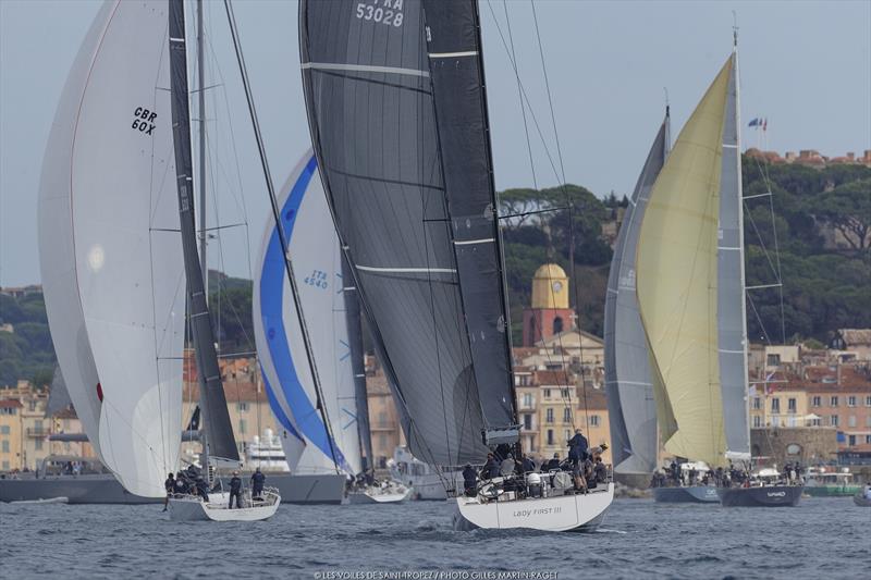 Les Voiles de Saint-Tropez photo copyright Gilles Martin-Raget taken at Société Nautique de Saint-Tropez and featuring the Maxi class