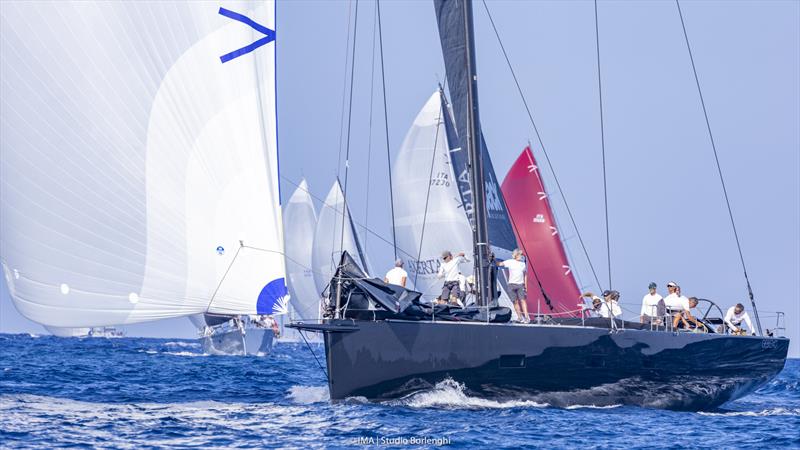 Twin Soul B, the Mylius 80 of Mylius Yacht's President Luciano Gandini, won the Mini Maxi 2 class on day 3 of the Maxi Yacht Rolex Cup 2021 - photo © IMA / Studio Borlenghi