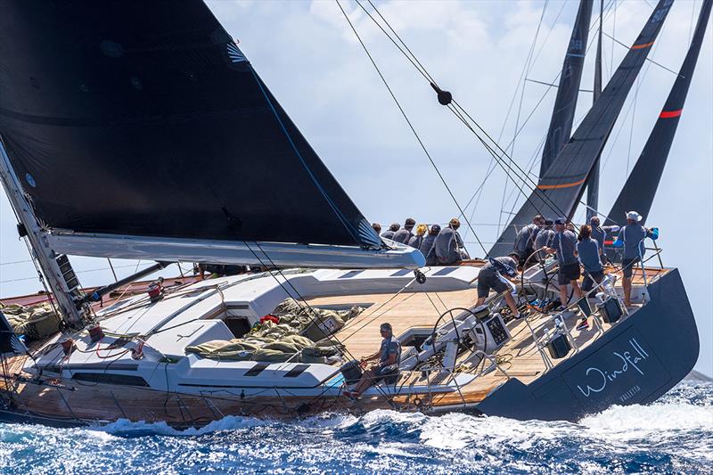 Windfall - 2018 Les Voiles de Saint Barth Richard Mille photo copyright Christophe Jouany taken at Saint Barth Yacht Club and featuring the Maxi class