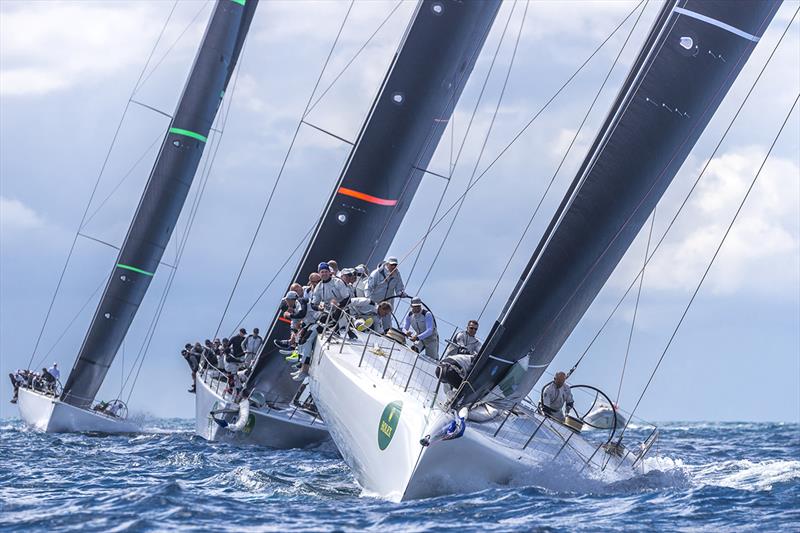Maxi Racer competition gets underway at Rolex Capri Sailing Week photo copyright Gianfranco Forza taken at Yacht Club Capri and featuring the Maxi class