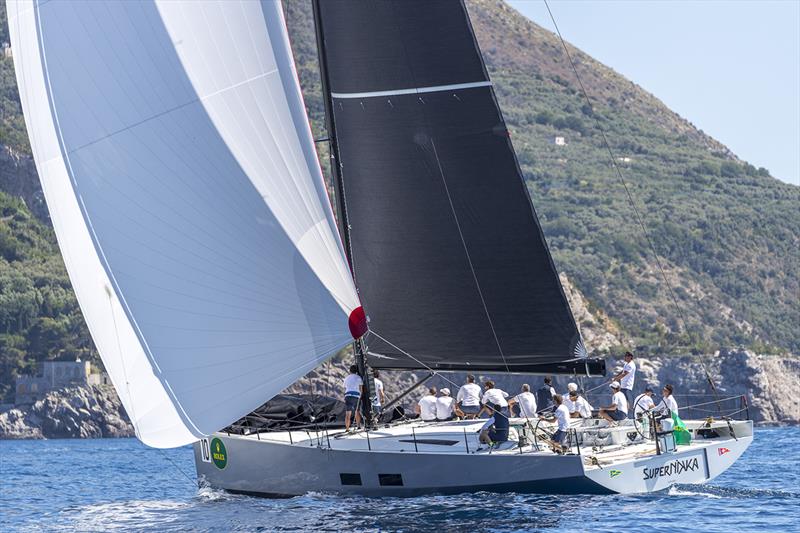 Roberto Lacorte's SuperNikka claimed the Maxi Racer Cruiser class but only in today's final race - Rolex Capri Sailing Week 2018 photo copyright Gianfranco Forza taken at Yacht Club Capri and featuring the Maxi class