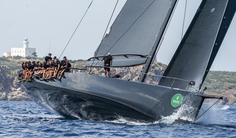 Charif Souki's (Mark Mills-designed) Wallycento Tango on day 4 of the Maxi Yacht Rolex Cup photo copyright Rolex / Studio Borlenghi taken at Yacht Club Costa Smeralda and featuring the Maxi class