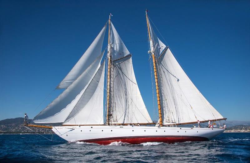 The 1931-built 126ft gaff schooner Puritan - photo © International Maxi Association