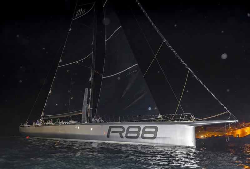 2018 Rolex Middle Sea Race - George David's American Maxi Rambler takes Monohull Line Honours photo copyright ROLEX / Kurt Arrigo taken at Royal Malta Yacht Club and featuring the Maxi class