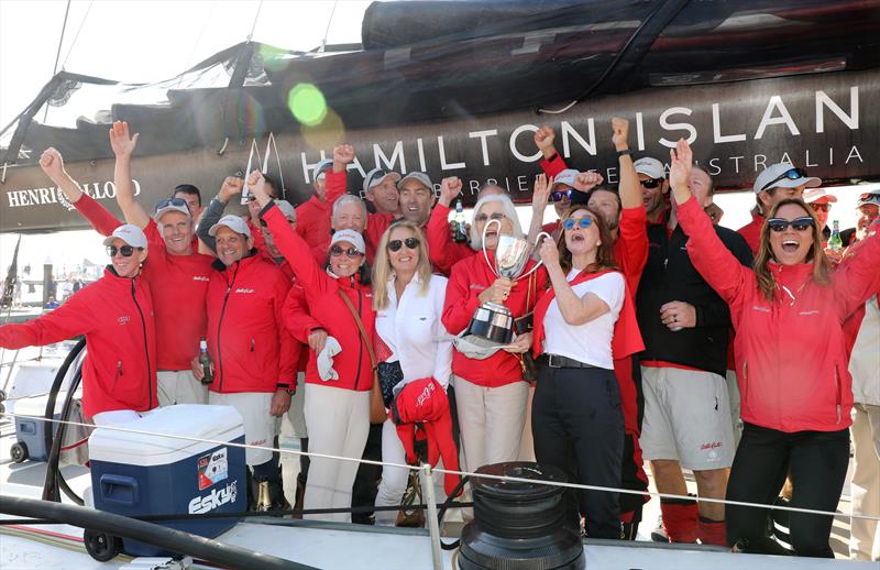 Happy team indeed - Wild Oats XI at Constitution Dock - photo © Crosbie Lorimer