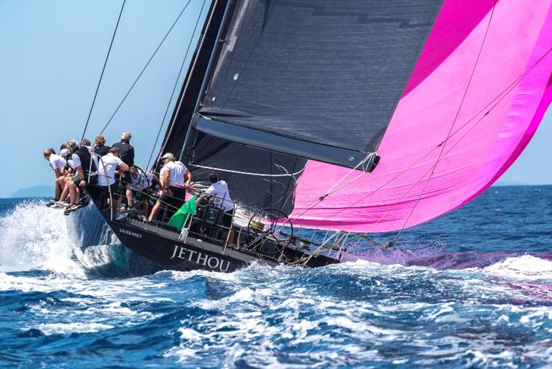 Capri's biggest fan, Sir Peter Ogden returns with an elongated Jethou, now with a 77ft LOA - Rolex Capri Sailing Week - photo © Gianfranco Forza