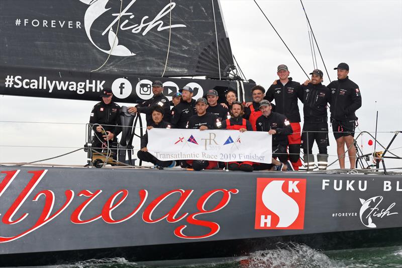 Scallywag takes line honours in the Transatlantic Race 2019 photo copyright Rick Tomlinson / www.rick-tomlinson.com taken at  and featuring the Maxi class