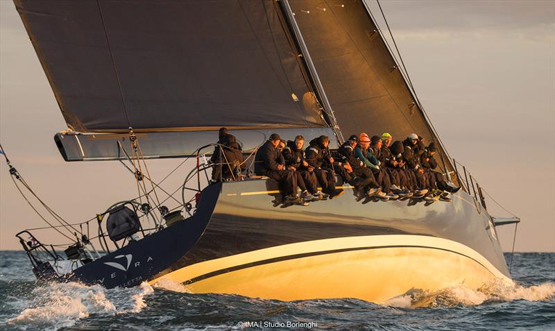 Vera on her way to winning the 151 Miglia-Trofeo Cetilar overall photo copyright Studio Borlenghi / International Maxi Association taken at  and featuring the Maxi class