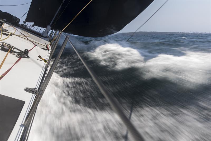 On a blast reach no supermaxi has shown the pace of the 'aircraft carrier' - Jim and Samantha Cooney's Comanche - photo © Andrea Francolini