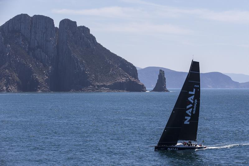 Naval Group passing Tasman Island on December 28, during the Sydney to Hobart - photo © Andrea Francolini