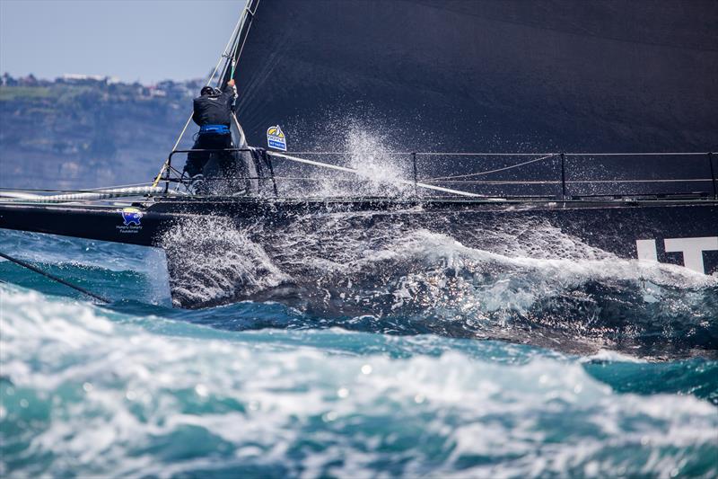 Start - 75th Rolex Sydney Hobart 2019 photo copyright Suellen Hurling/Live Sail Die taken at Cruising Yacht Club of Australia and featuring the Maxi class