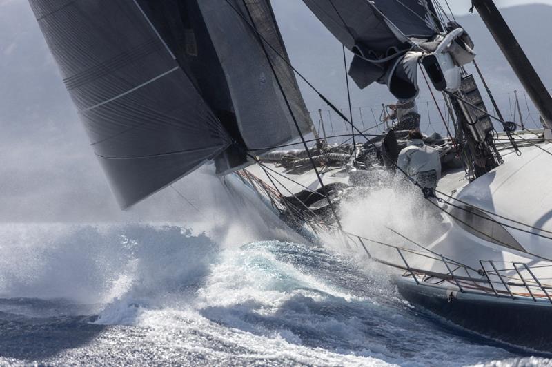 Heading forward on board the Farr 100 Leopard. - Maxi Yacht Rolex Cup photo copyright Studio Borlenghi / IMA taken at Yacht Club Costa Smeralda and featuring the Maxi class