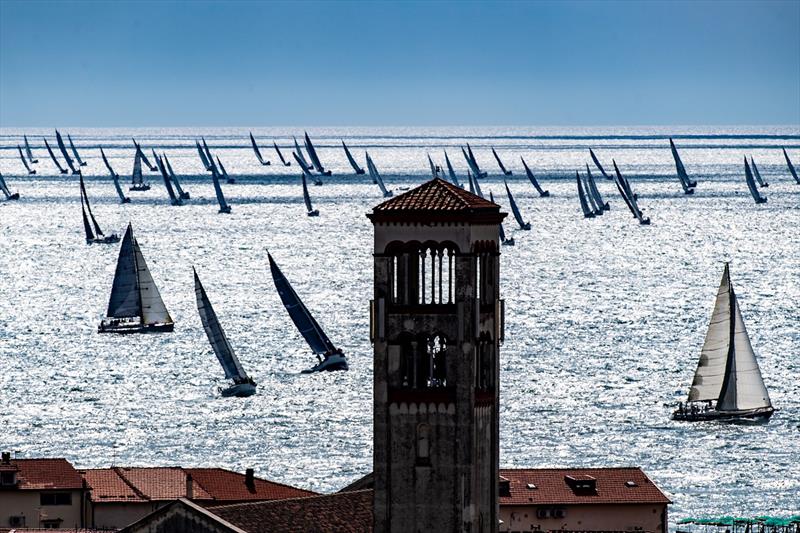 The full 151 Miglia-Trofeo Cetilar fleet this year was two boats short of its 252 yacht record set in 2019 photo copyright Studio Taccola / 151 Miglia 2021 taken at  and featuring the Maxi class