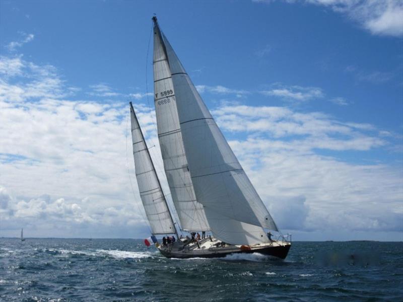 Pen Duick VI - The 73ft aluminium maxi competed in the first Whitbread Round the World Race in 1973-74 and is being sailed by Marie Tabarly photo copyright Pen Duick VI taken at Royal Ocean Racing Club and featuring the Maxi class
