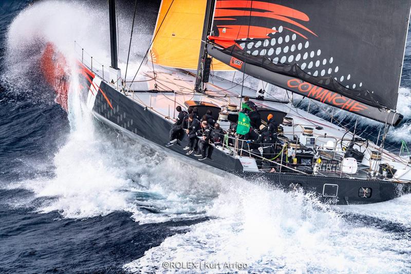 Comanche takes line honours and sets monohull race record in Rolex Malta Sea Race photo copyright Rolex/Kurt Arrigo taken at Royal Malta Yacht Club and featuring the Maxi class