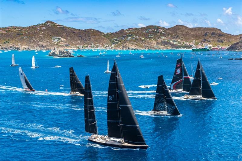 Maxis always have a strong turn-out for Les Voiles de St Barth Richard Mille. - photo © Christophe Jouany