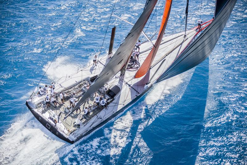 Favourite for Monohull line honours - 100ft Maxi Comanche - RORC Transatlantic Race - photo © ELWJ Photography