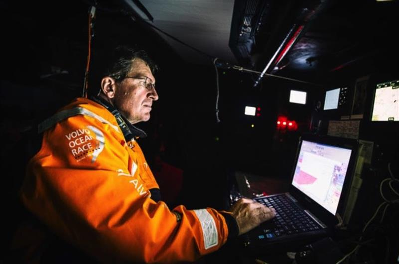 Will Oxley, navigator on the 100ft Maxi Comanche - RORC Transatlantic Race photo copyright Amory Ross / Team Alvimedica / Volvo AB taken at Royal Ocean Racing Club and featuring the Maxi class