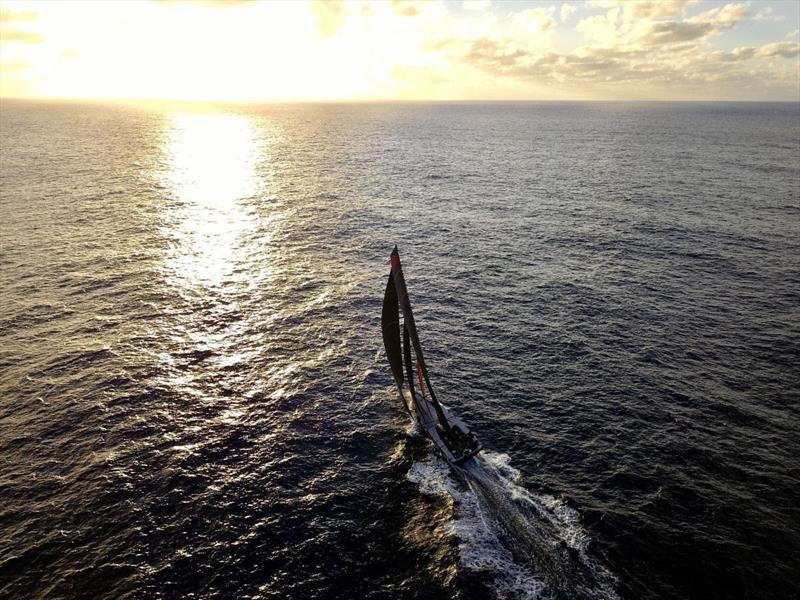  Reporting 'a very messy Atlantic weather pattern' on board the Maxi Comanche - Onboard images during the RORC Transatlantic Race photo copyright Shannon Falcone @racingSF taken at Royal Ocean Racing Club and featuring the Maxi class