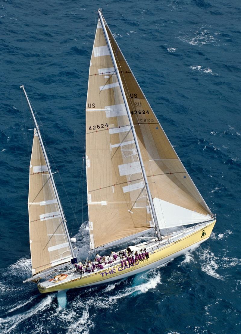 The Card, a Farr maxi built for the 1989-90 Whitbread Round the World Race, skippered by Swede Roger Nilson and crewed by Johan Salén, MD of The Ocean Race in 2022 photo copyright Whitbread taken at  and featuring the Maxi class